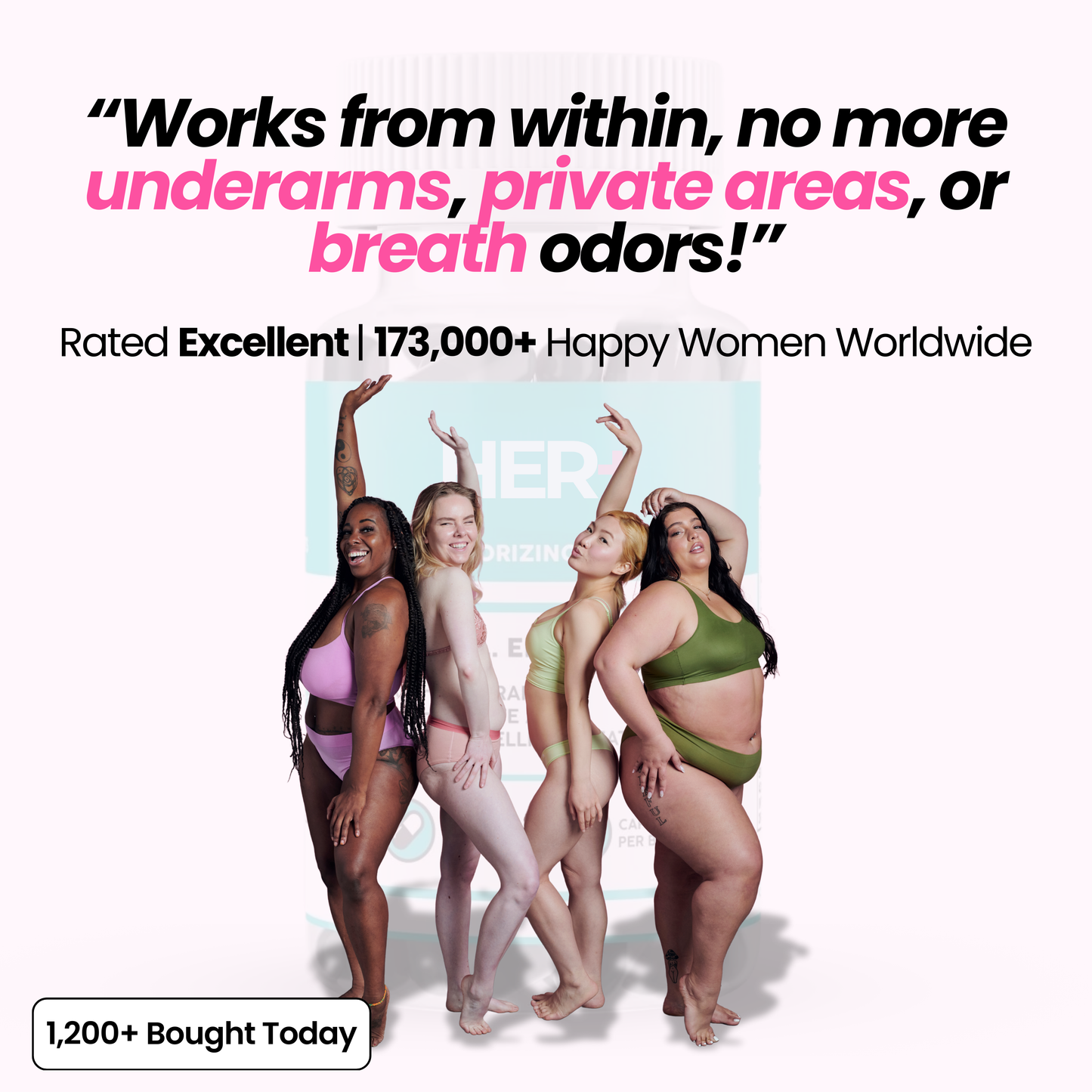 Caps for Body Odor, Detox & Skin