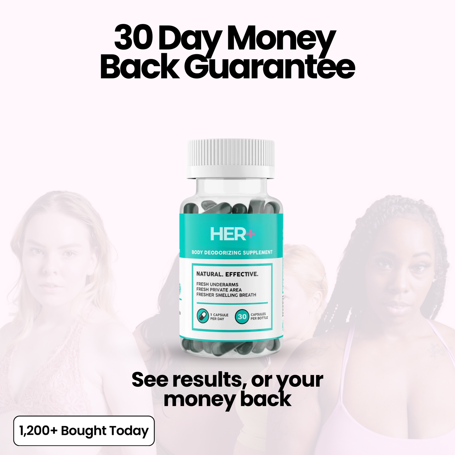 Caps for Body Odor, Detox & Skin